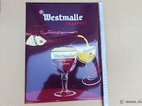 Westmalle trappist origineel reclamebord metaal