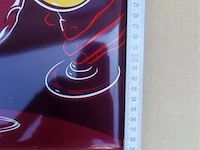 Westmalle trappist origineel reclamebord metaal - afbeelding 2 van  4