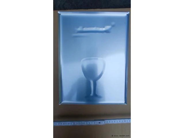 Westmalle trappist origineel reclamebord metaal - afbeelding 4 van  4