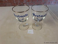 Westmalle trappistenbier glazen - afbeelding 1 van  6