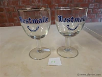 Westmalle trappistenbier glazen - afbeelding 2 van  6