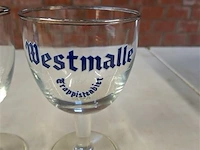 Westmalle trappistenbier glazen - afbeelding 4 van  6