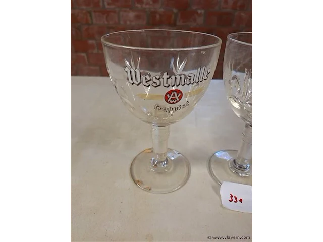 Westmalle trappistglazen - afbeelding 2 van  4