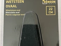 Wetsteen slijpsteen ovaal 22 cm - afbeelding 2 van  2
