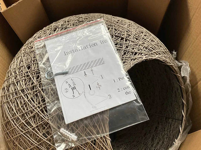 Wf light abaca hanglamp (8x) - afbeelding 7 van  7