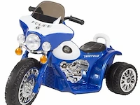Wheely elektrische politiemotor 6v - 1 tot 3 jaar - blauw - afbeelding 1 van  1