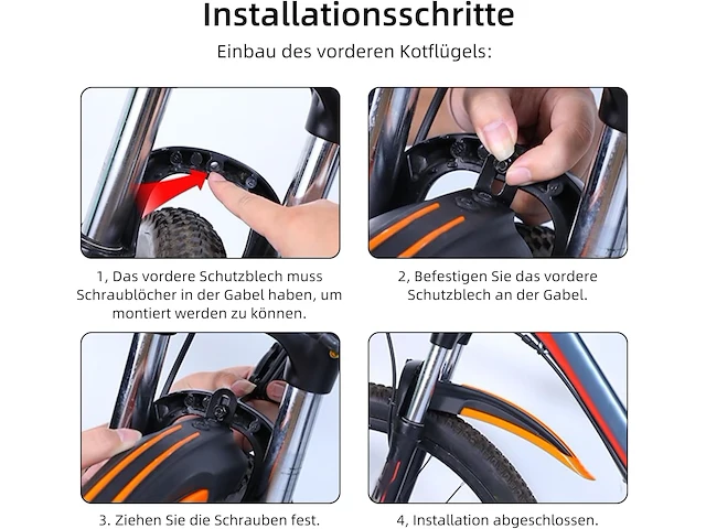 Whemyreat fietsspatbordenset - afbeelding 4 van  4