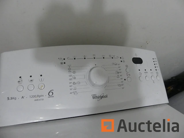 Whirlpool ade6735 wasmachine, bosch maxx7 droger - afbeelding 6 van  13