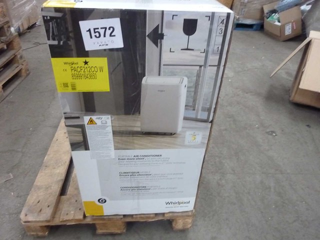 Whirlpool pacf212co w draagbare airconditioner 61 db wit - afbeelding 9 van  9