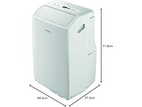 Whirlpool pacf212co w draagbare airconditioner 61 db wit - afbeelding 4 van  9