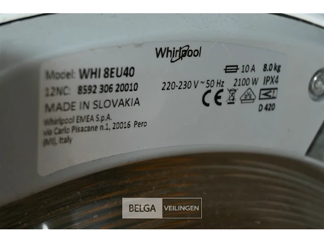 Whirlpool wasmachine - afbeelding 6 van  6