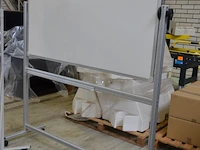 Whiteboard kantelbaar op wielen - afbeelding 1 van  1