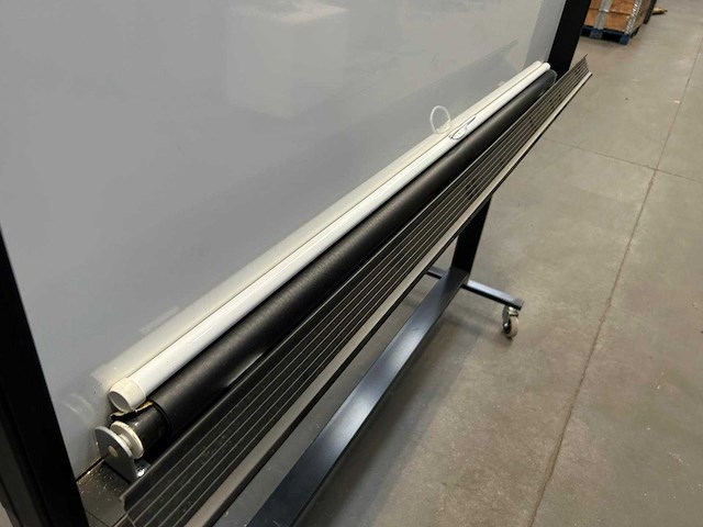 Whiteboard met projectiescherm - whiteboard and flipover - afbeelding 2 van  7