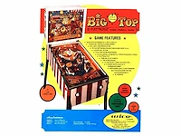 Wico - big top - flipperkast - afbeelding 6 van  6