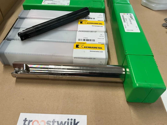 Widia en kennametal wisselplaatfrees (4x) - afbeelding 2 van  5
