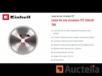 Widia zaagblad voor hout einhell tct circ zaagblad 254x30 t48 - afbeelding 3 van  4