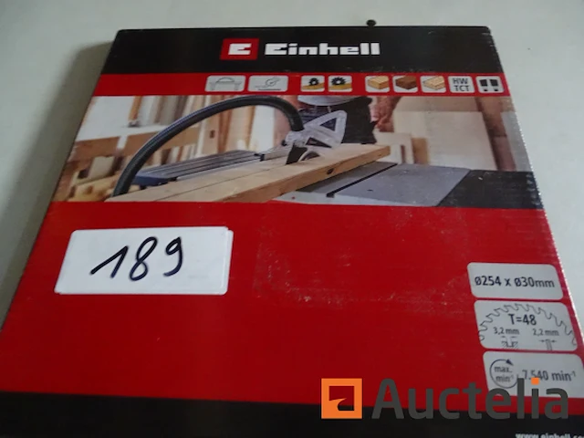 Widia zaagblad voor hout einhell tct circ zaagblad 254x30 t48 - afbeelding 4 van  4