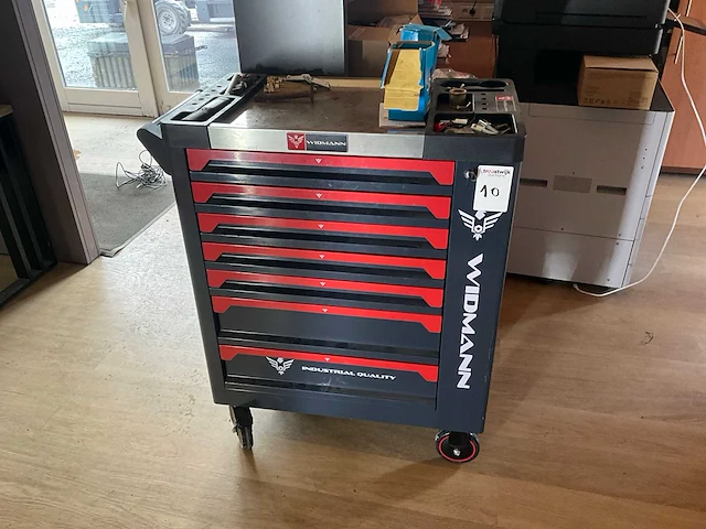 Widmann max edition gereedschapswagen met inhoud - afbeelding 1 van  11