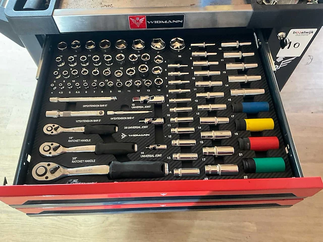 Widmann max edition gereedschapswagen met inhoud - afbeelding 4 van  11