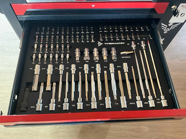 Widmann max edition gereedschapswagen met inhoud - afbeelding 5 van  11