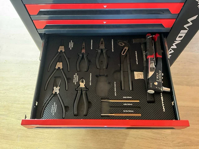Widmann max edition gereedschapswagen met inhoud - afbeelding 8 van  11