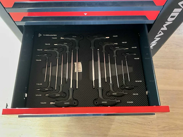Widmann max edition gereedschapswagen met inhoud - afbeelding 9 van  11