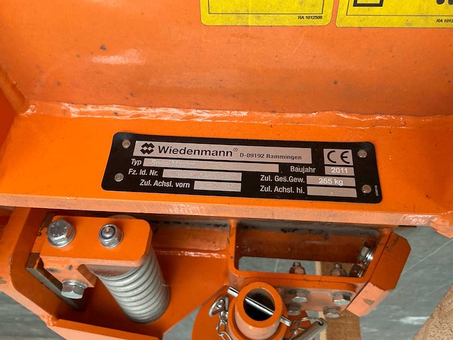 Wiedermann snowmaster 3850 sneeuwschuiver - afbeelding 6 van  7