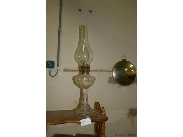 Wieklamp in glas - afbeelding 1 van  1