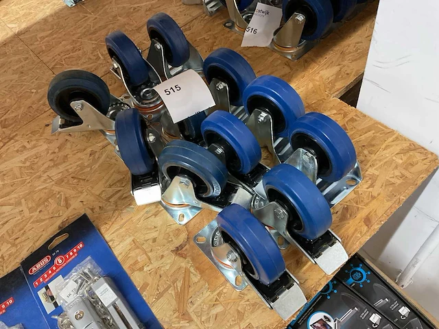 Wielen en zwenkwielen met rem - afbeelding 1 van  8