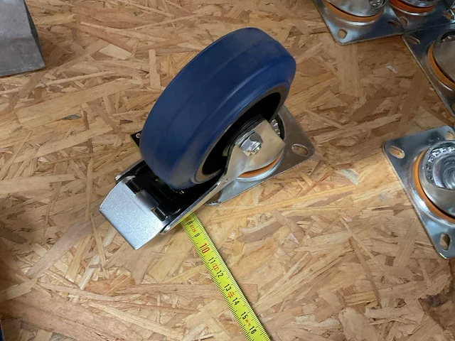 Wielen en zwenkwielen met rem - afbeelding 6 van  8