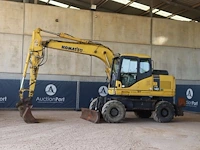 Wielgraafmachine komatsu pw140-7 diesel 32.5kw 2008 - afbeelding 1 van  1