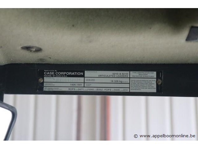 Wiellader case 512d, serienummer jef0143717, vm bj 2003 - afbeelding 11 van  11