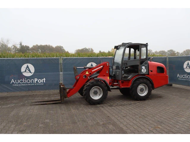 Wiellader weidemann 3070cx80 lp diesel 75pk 2016 - afbeelding 1 van  1