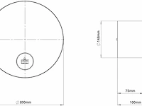 Wifi-wandafzuiger met axiale afzuiging - afbeelding 4 van  4