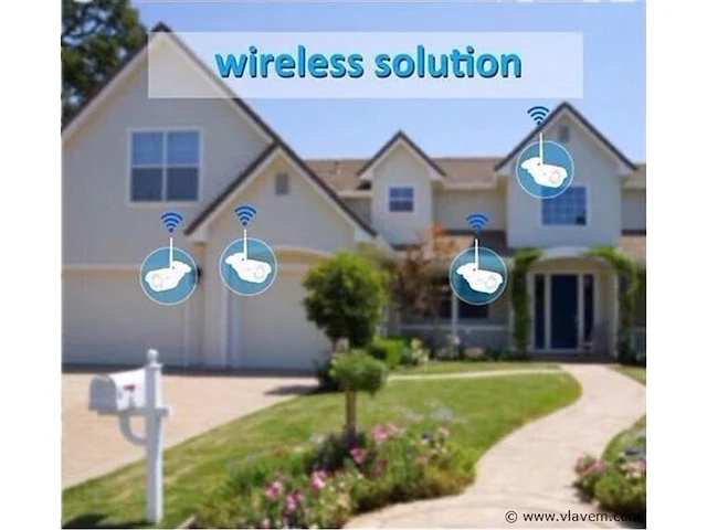 Wifi4 camera bewakingset set - afbeelding 5 van  6