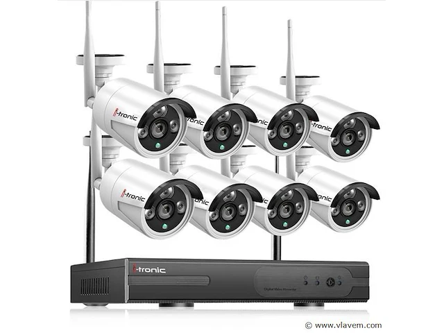Wifi8 camera bewakingset set - afbeelding 1 van  6