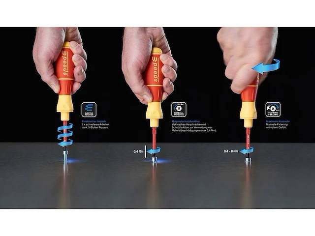 Wiha 590 t101 speede schroevendraaierset 1 met slimbits in l-boxx mini - 10 delig - ph/pz/sleuf - afbeelding 3 van  4