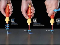 Wiha 590 t101 speede schroevendraaierset 1 met slimbits in l-boxx mini - 10 delig - ph/pz/sleuf - afbeelding 3 van  4