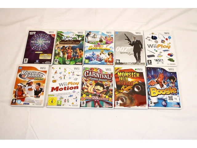 Wii games (x10) - afbeelding 1 van  3