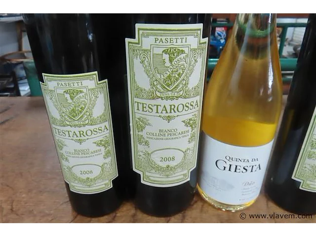 Wijn, 5 stuks, 2 grote flessen bij (150cl) - afbeelding 2 van  4