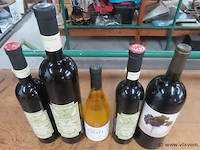 Wijn, 5 stuks, 2 grote flessen bij (150cl) - afbeelding 4 van  4