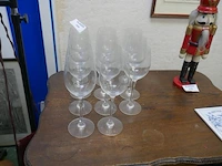 Wijnglazen in kristal - afbeelding 1 van  1