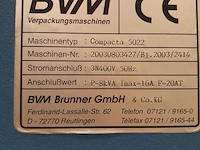 Wikkelmachine en palletwikkelaar bvm compacta 5022 - afbeelding 5 van  7