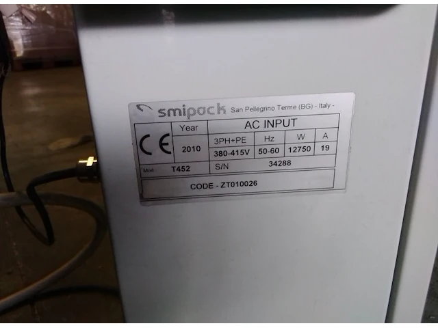 Wikkelmachine en palletwikkelaar smipack t452 - afbeelding 2 van  6