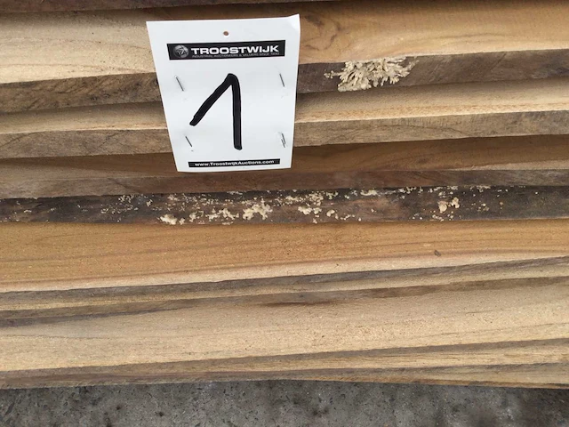 Wilde teak planken - afbeelding 2 van  10
