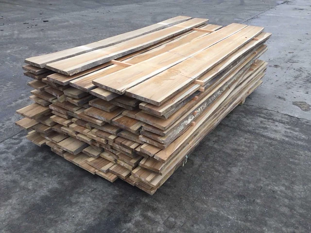 Wilde teak planken - afbeelding 1 van  10