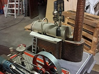 Wilesco dampmachine in metaal met originele doos - afbeelding 3 van  5