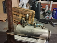 Wilesco dampmachine in metaal met originele doos - afbeelding 4 van  5