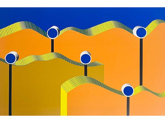 Wilhelm beuermann - el kantara - kleurenzeefdruk - afbeelding 1 van  7