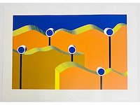 Wilhelm beuermann - el kantara - kleurenzeefdruk - afbeelding 3 van  7